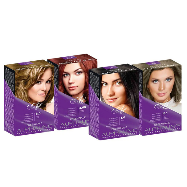 Kit Tonalizante Essenziale Alpha Line em Creme - ESCOLHA A SUA COR em Oferta na Shopee