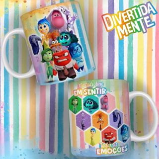 Caneca Personalizada Divertidamente Todas Emoções Filme em Oferta na Shopee