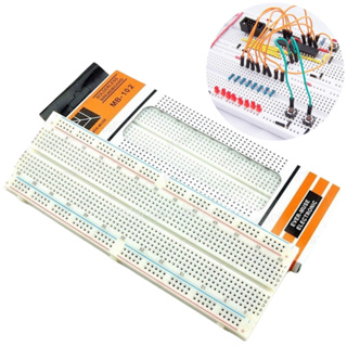 Protoboard 830 Pontos Para Arduino Breadboard placa de ensaio MB-102 em Oferta na Shopee