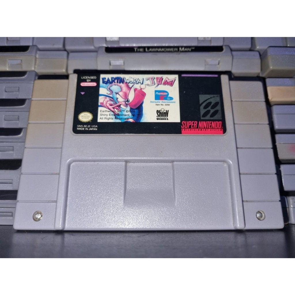 Cartucho - Fita Earthworm Jim Original Super Nintendo Snes