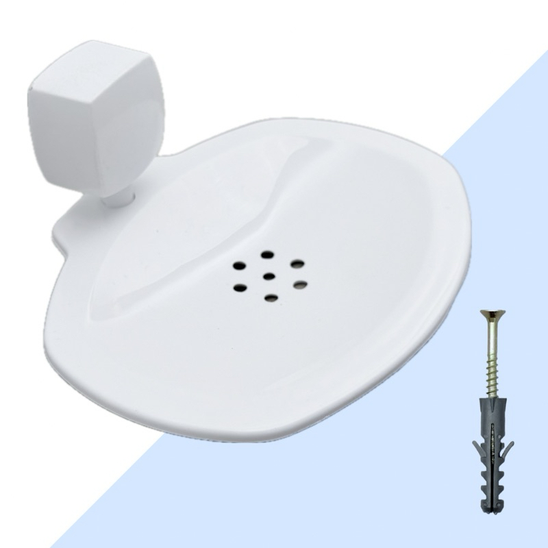 Saboneteira Organizador de Banheiro Lavabo Banho Branco ou Transparente Porta Sabonete em Oferta na Shopee