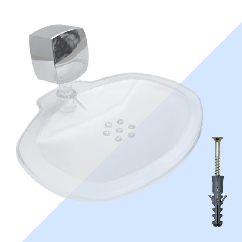 Saboneteira para Banheiro Lavabo Banho Branco ou Transparente Porta Sabonete Organizador em Oferta na Shopee