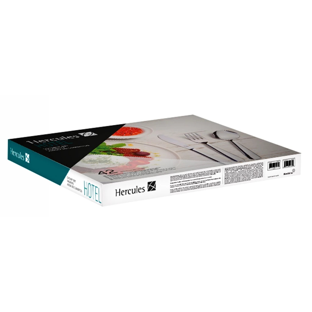 Faqueiro Inox Hércules Hotel 42 Peças Gift Box Cozinha Almoço Jantar