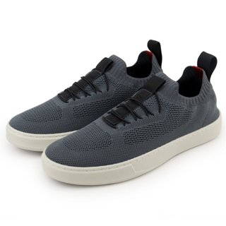 Tênis knit Casual Sport Tênis Meia Confortável E Moderno Sapatênis Masculino Social Cor Cinza