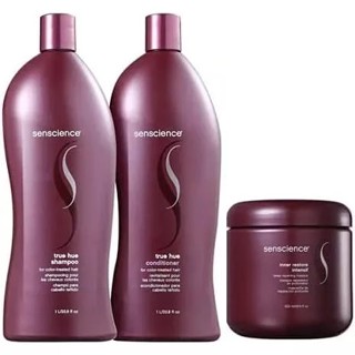Kit Shampoo Condicionador e Máscara Senscience True Hue (2x1000 e 500) ml em Oferta na Shopee