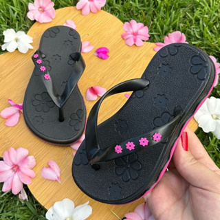 Chinelo Sandália Infantil Feminino Super Confortável e Antiderrapante Flôr Menina Lançamento Moda em Oferta na Shopee