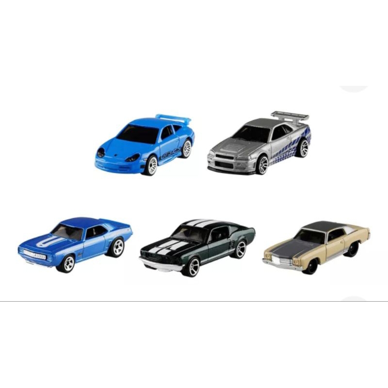 Hot Wheels 5 Pack Velozes e Furiosos, Fast & Furious
