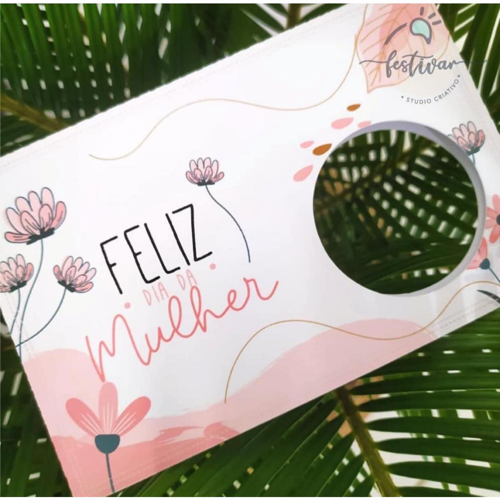 50 cartões com blister Dia das Mulheres em Oferta na Shopee