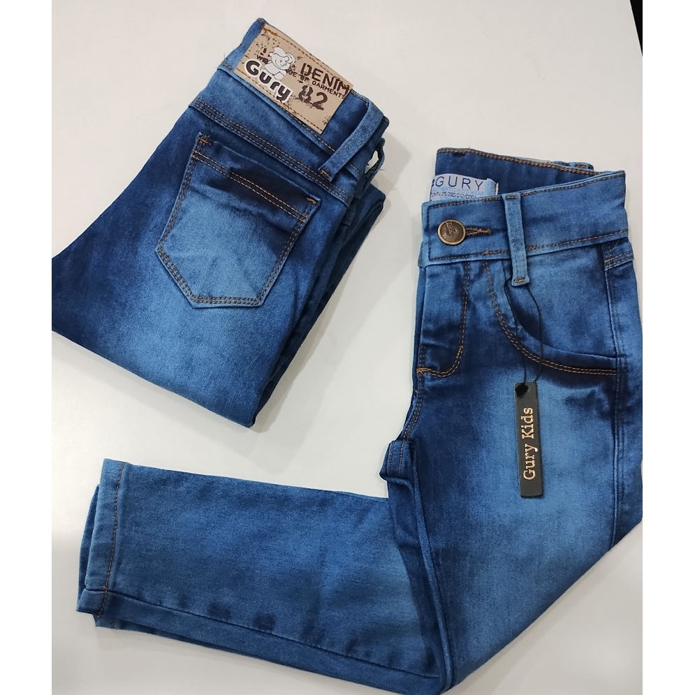 Calça Jeans  Infantil  Clara Menino Com Regulagem em Oferta na Shopee