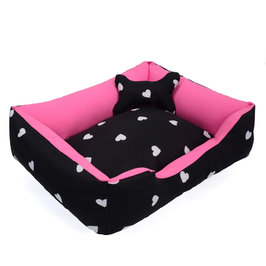 Cama Pet Luxo Caminha de Cachorro Médio Fundo Impermeável 100% Algodão + Ossinho em Oferta na Shopee