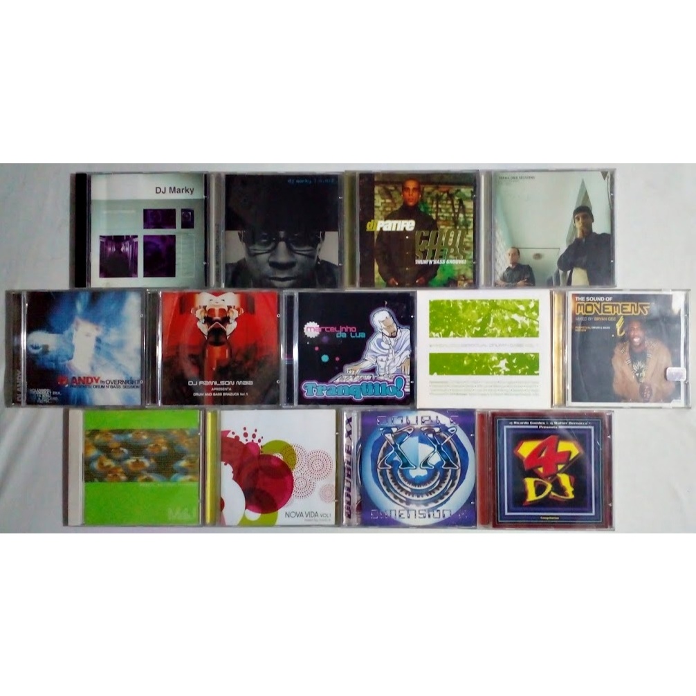 CD Drum`N`Bass  Jungle Eletrônica Dj Marky Patife Mad Zoo Andy Ramílson Maia Marcelinho Da Lua Ricardo Guedes Double XX