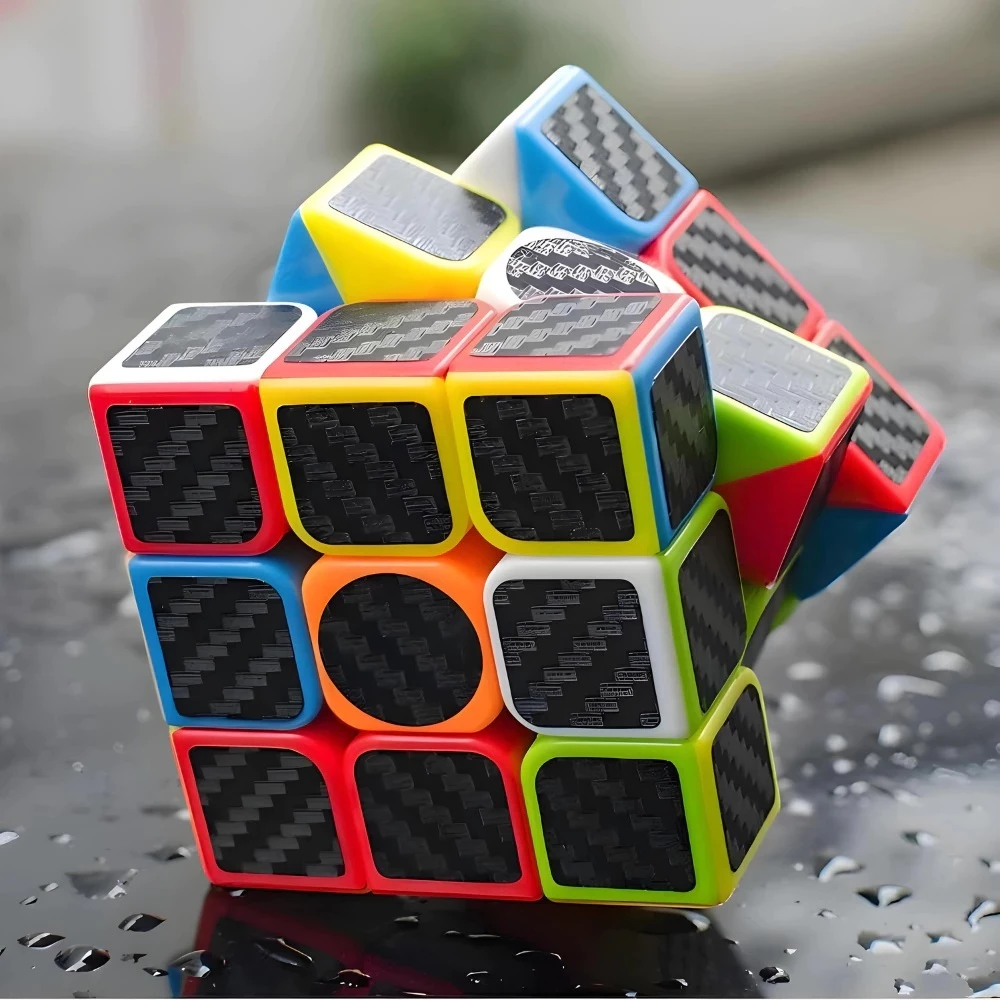 Cubo de Rubik Quadrado (Brinquedo Educativo) tamanho 3x3x3 cm