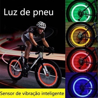 2 peças Lâmpada De Pneus Noturna LED Luz De Bicicleta Decoração