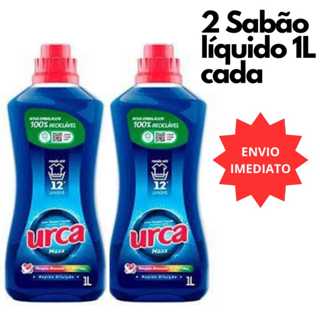 2 Sabão Liquido Lava Roupas Urca 1 Litro cada Envio Imediato em Oferta na Shopee