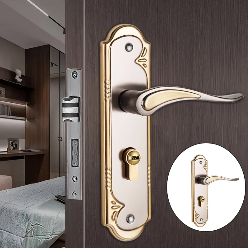 Fechadura Reforçada Luxo para Porta de Madeira Com 3 Chaves em Oferta na Shopee