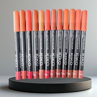 KIKO Conjunto de 12 Lápis Labial Fosco Resistente a 'Água de Alta Coloração