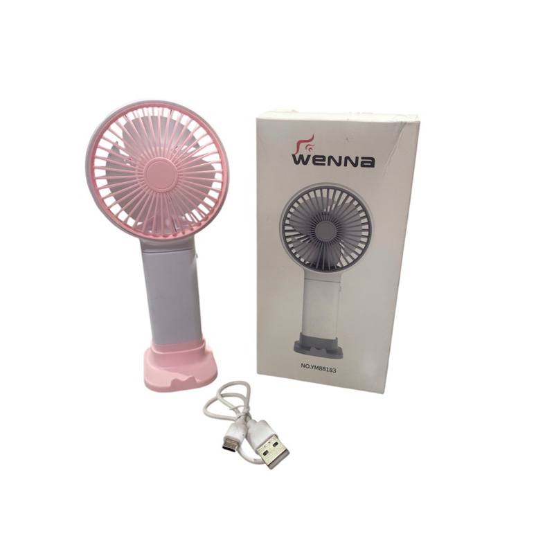mini ventilador portátil pode ser usado de mão ou de mesa