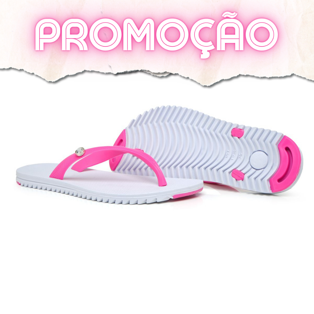 Chinelo Feminino Anatômico e Antiderrapante Super Confortável