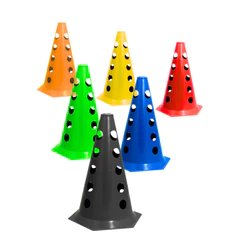 6 Cones Furados 23cm - Treinamento Funcional