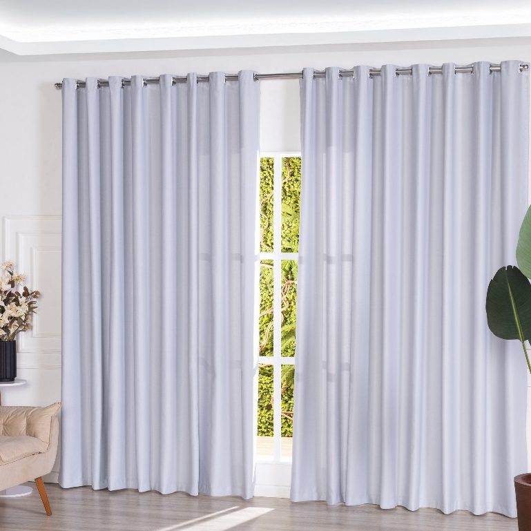 Cortina Blackout Tecido Sala E Quarto 3,00m X 2,70m corta luz em Oferta na Shopee