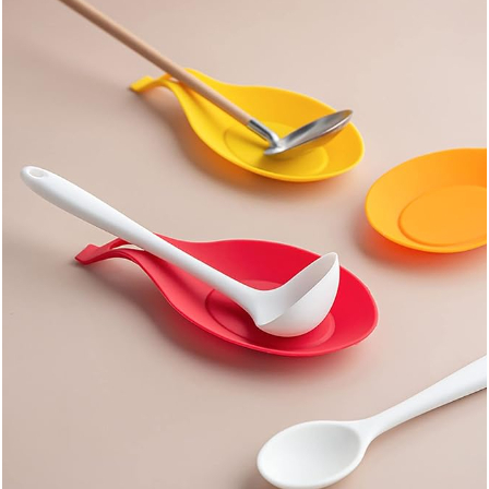 Descanso Térmica Forno Fogão Para Cozinha De Silicone Suporte Para Colher em Oferta na Shopee