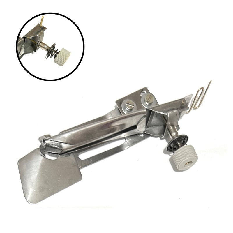 Aparelho Mexicano Com Tensor 15/16/18/20/25/30/35mm Para Viés Elástico Máquina Galoneira Reta Industrial