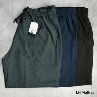 Kit 2 Bermuda Elastano Plus Size P ao G3 Masculina Shorts Academia em Oferta na Shopee