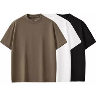 Kit 3 Camiseta Oversized P ao G3 Masculina StreetWear Estilo de Rua Básica