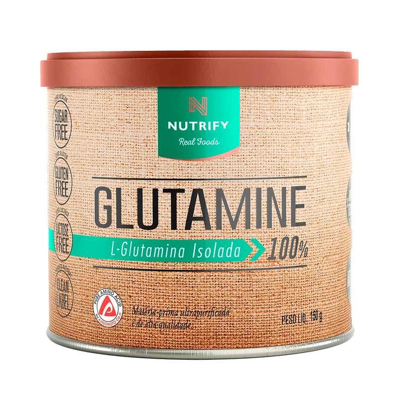 Glutamine 150g (L-glutamina isolada 100% Pura) - Nutrify