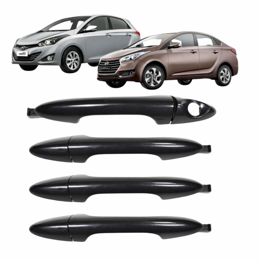 Kit 4 Maçaneta Hb20 Externa Porta 2012 2013 2014 2015 A 2019 em Oferta na Shopee