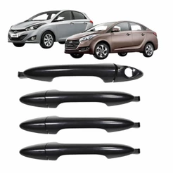 Kit 4 Maçaneta Hb20 Externa Porta 2012 2013 2014 2015 A 2019