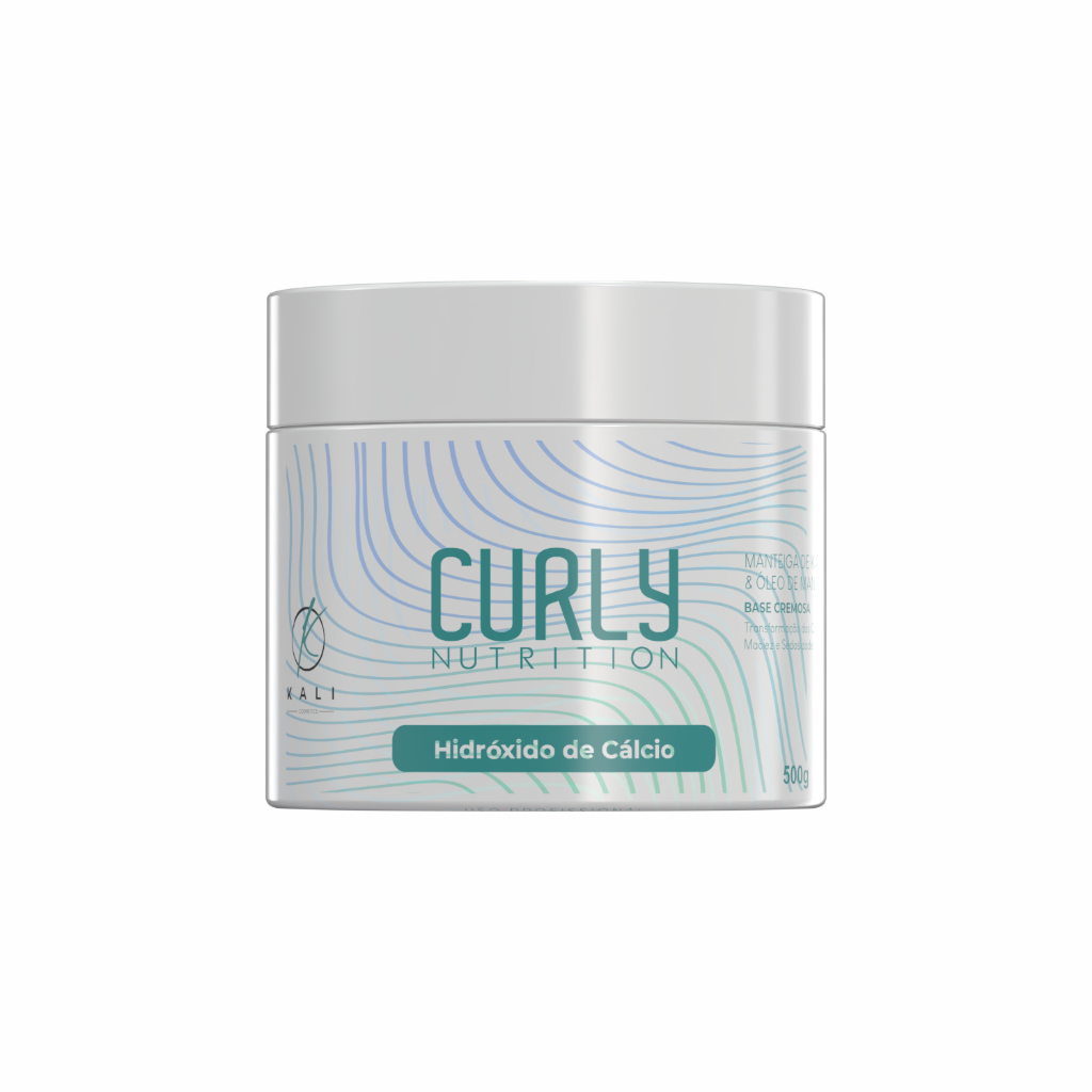 Creme Hidróxido De Cálcio Relaxamento Para Cachos 500g Kali Cosmetics