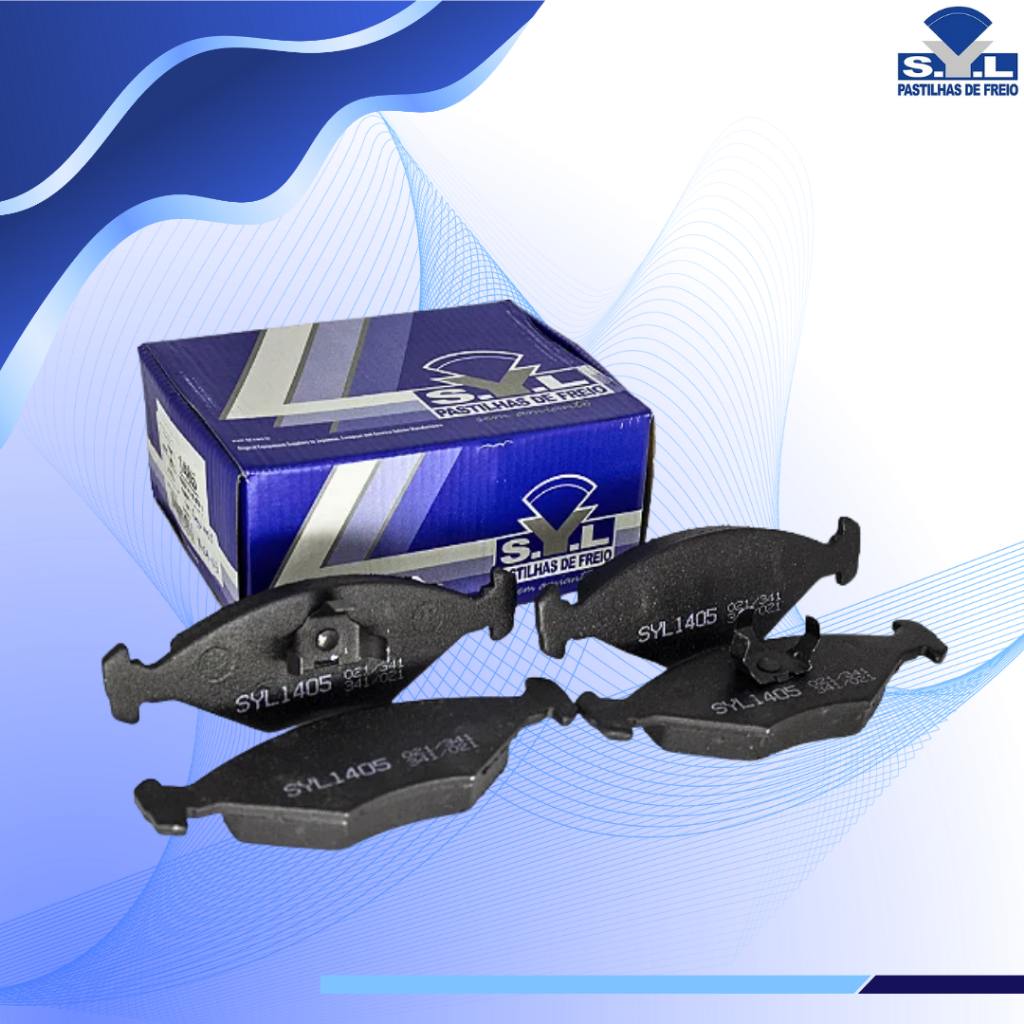 JOGO DE PASTILHA DE FREIO DIANTEIRA SYL1405 - GOL G2/PARATI/SANTANA/SAVEIRO/VOYAGE 1984/2000 em Oferta na Shopee