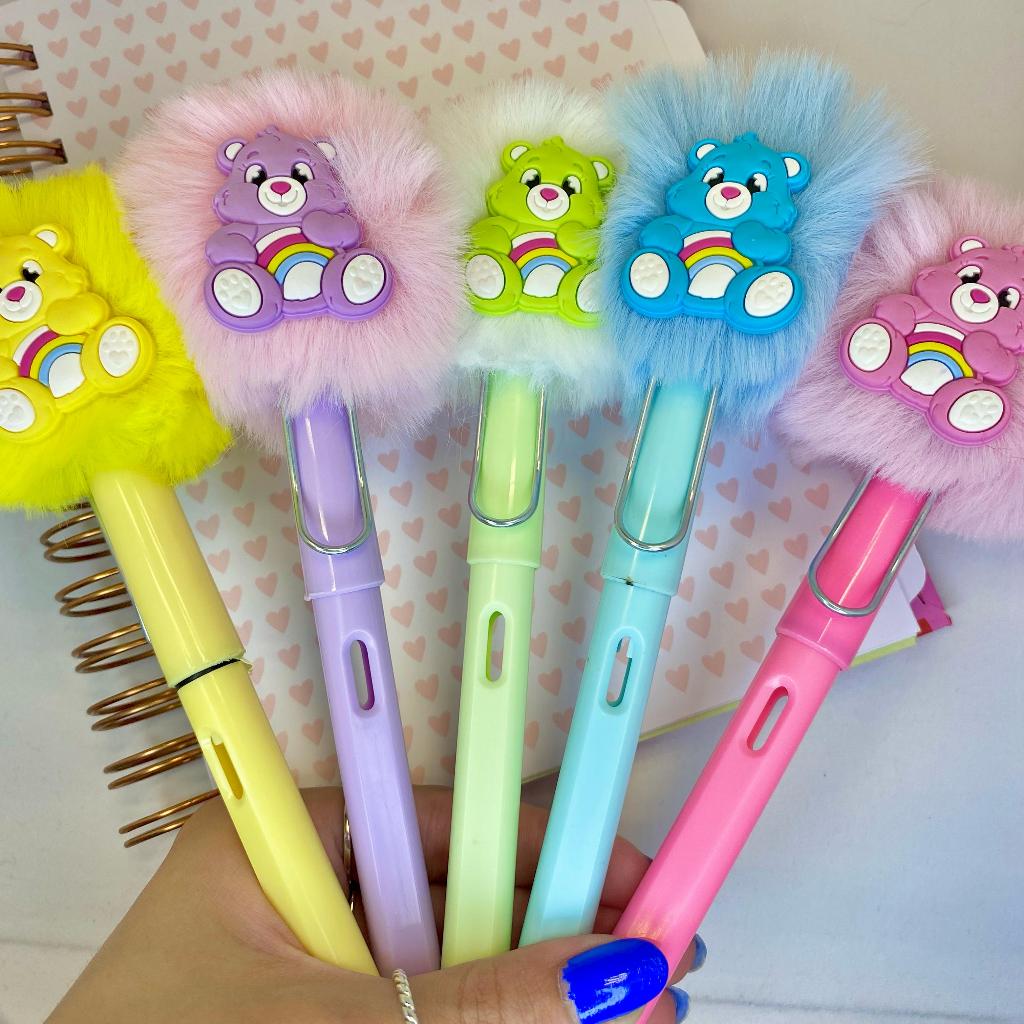 Lapís Infinito e Caneta  Esferográfica, Decorados com o Tema Ursinhos Carinhosos. em Oferta na Shopee