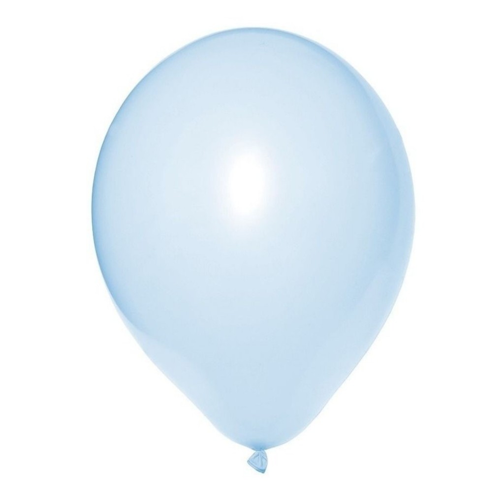 Kit 25 Balão Azul 9 Pol + 25 Balão Vaquinha 9 Pol + 1 Vaquinha Metalizada Fazendinha Menino — imagem 2 de 2