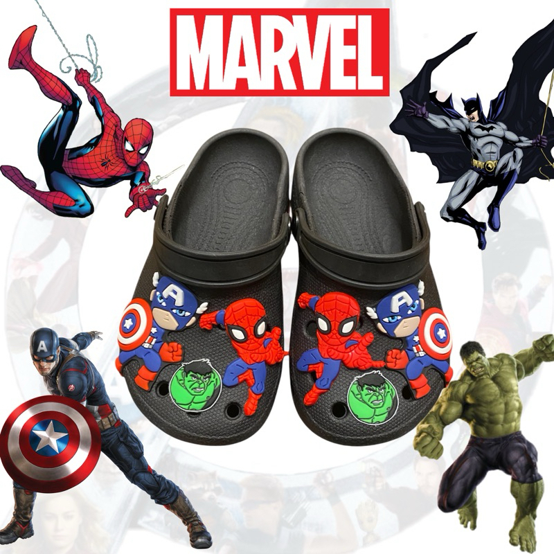 BABUCHE HERÓIS 🦸‍♂️ PERSONALIZADOS ESCOLAR CALCE FÁCIL em Oferta na Shopee