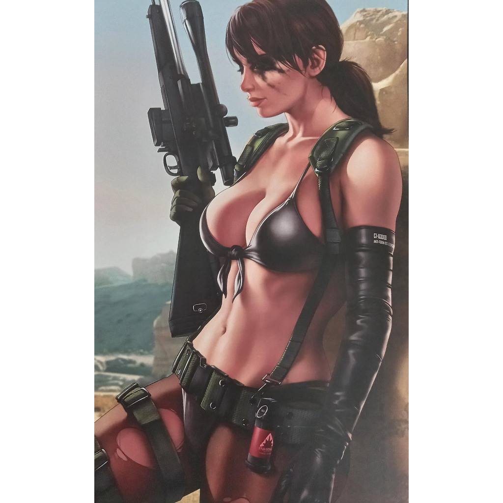 Poster A3 Decorativo Quiet Metal Gear Solid Phantom Pain 42x29,7 Sem moldura