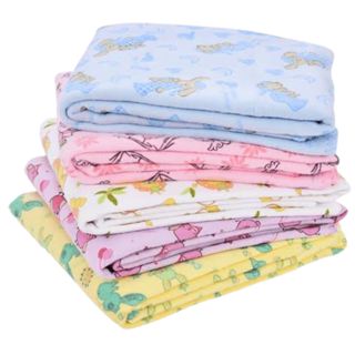 Kit com 3 Cueiro Manta Flanelados  Estampado Bebê Minasrey 0,50x0,80 em Oferta na Shopee
