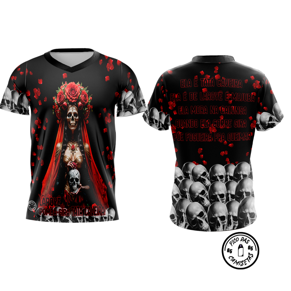 CAMISETA POMBA GIRA TATA CAVEIRA Cod.1107