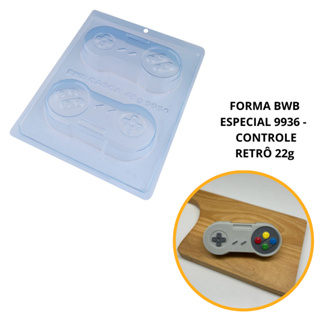 Forma BWB Com Silicone (3 partes) Para Chocolate Cód. 9936- Controle Retrô 22g. Controle, Video Game (CHOCO) em Oferta na Shopee