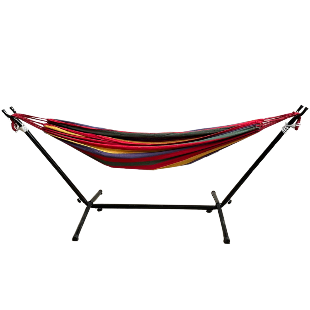 Suporte Rede Com Rede Camping Área Lazer Importway Vermelho em Oferta na Shopee