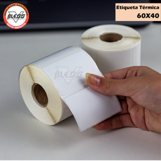 Etiqueta 60x40 Térmica - 10 rolos - 20 metros em Oferta na Shopee