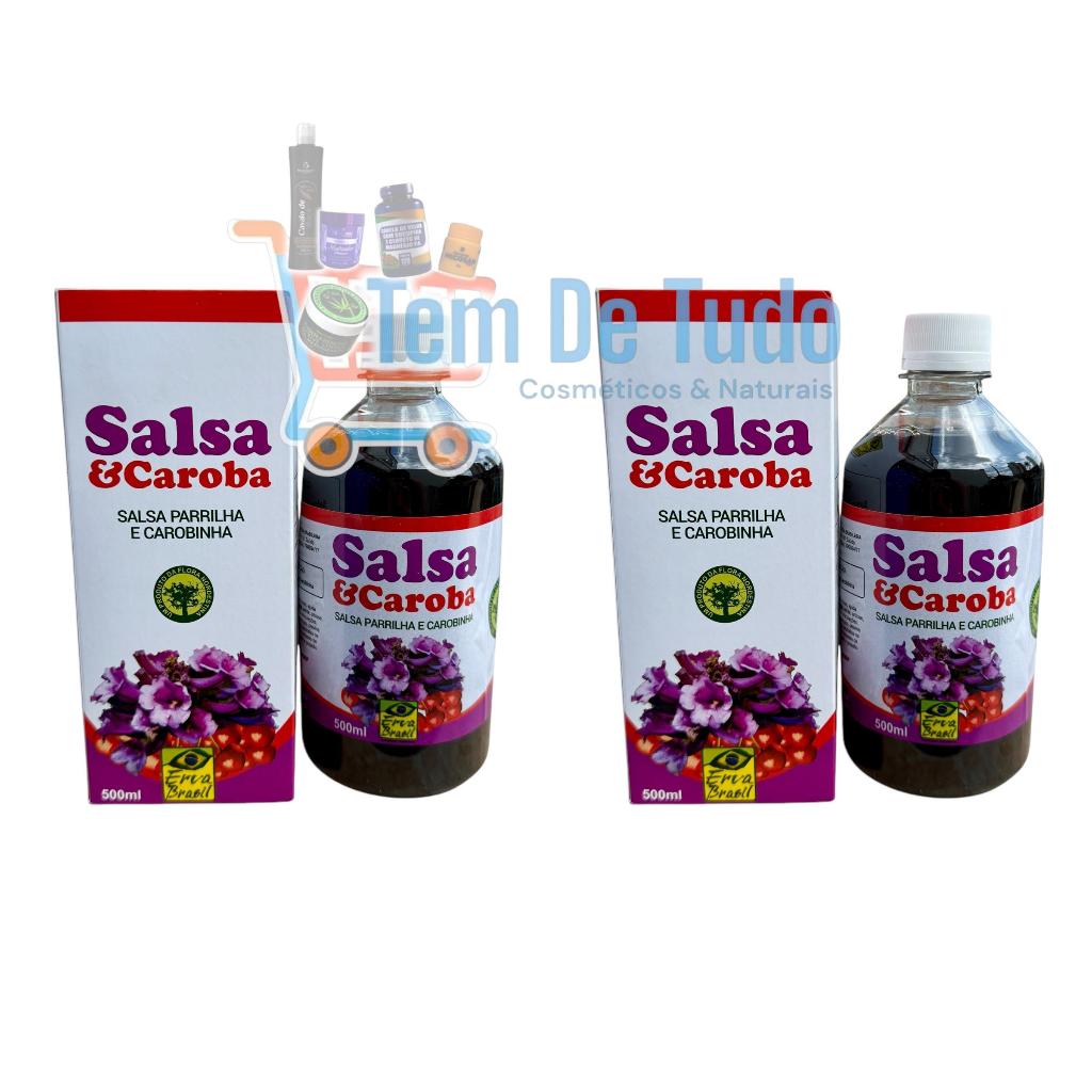 Plus Mel - Salsa e Caroba - Salsa Parrilha e Carobinha - 500ml (cada)