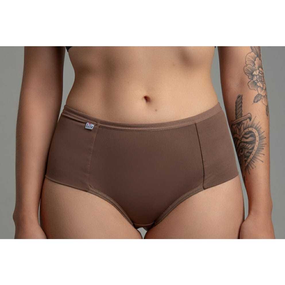 KIT 3 CALCINHA FEMININA CÓS ALTO E LATERAL DUBLA PARA SUSTENTAÇÃO E CONFORTO 829 em Oferta na Shopee