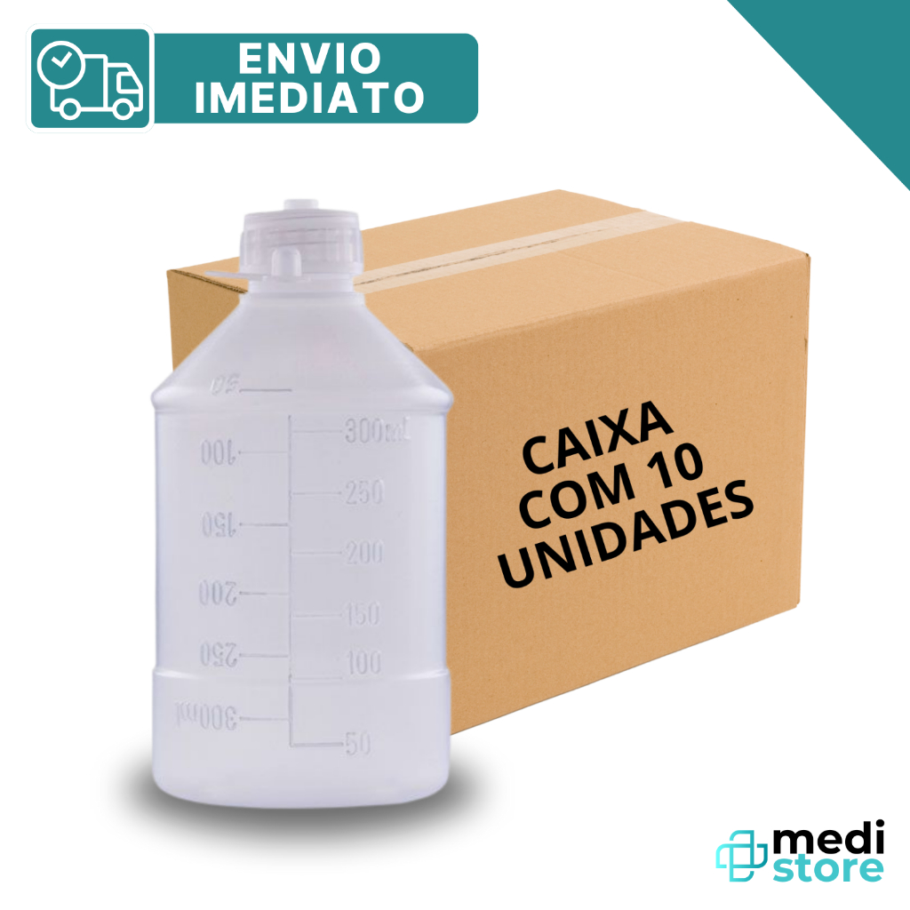 Frasco 500ml Nutrição Enteral - Caixa 10 Unidades da Biobase - Envio Imediato em Oferta na Shopee