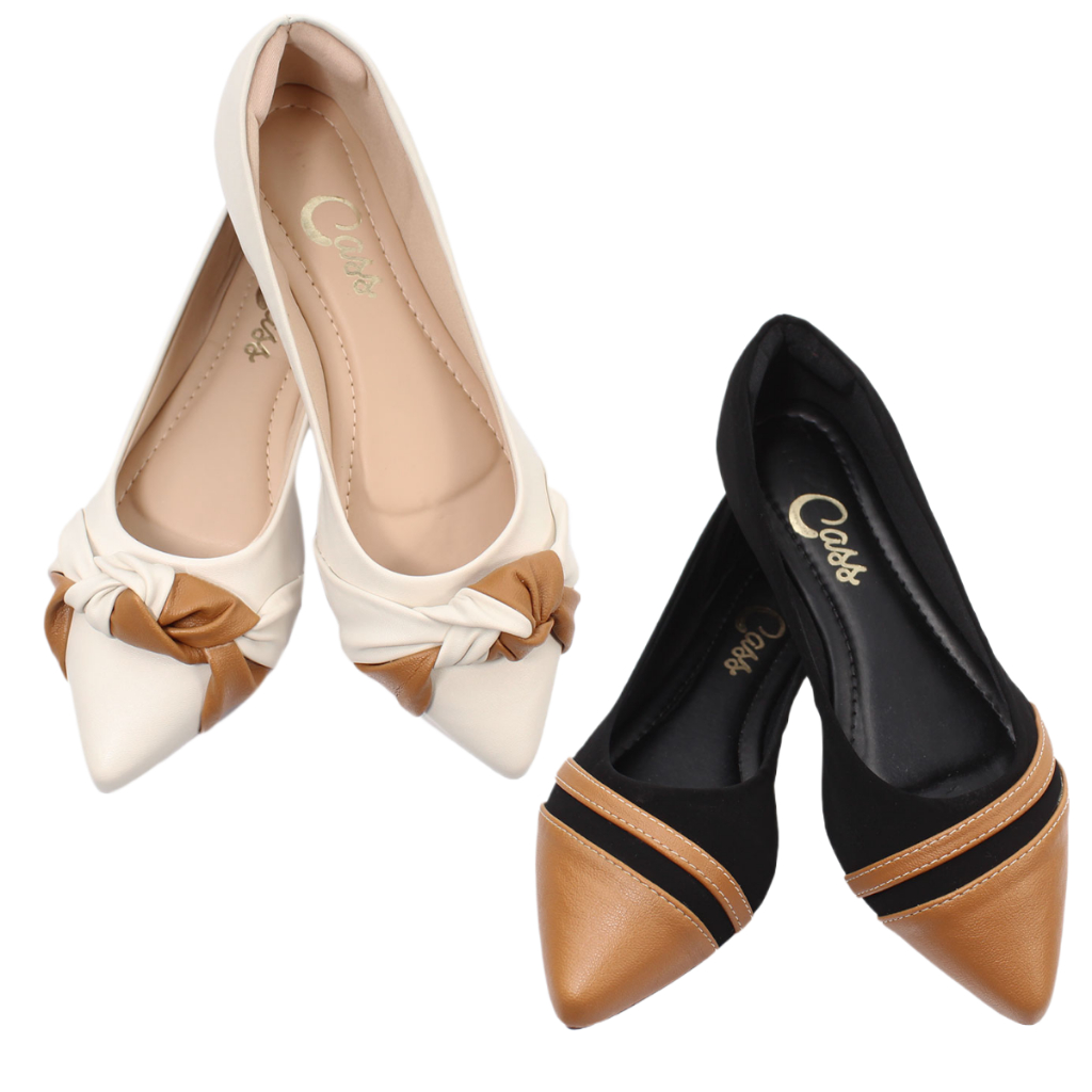 Kit 2 Pares de Sapatilha Feminina Cass Confortável Casual Dia A Dia