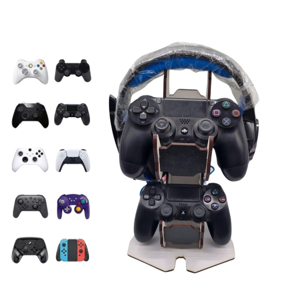 Suporte de controles design moderno para Vídeogame PS4,ps5 e Xbox-DESMONTADO