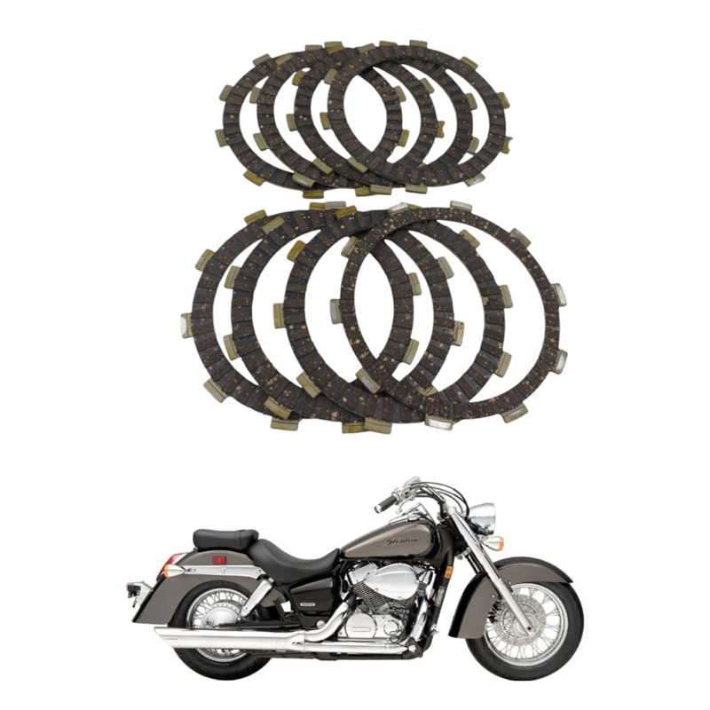 Disco De Embreagem Honda Vt750 Shadow 750 Shadow750 8 Peças