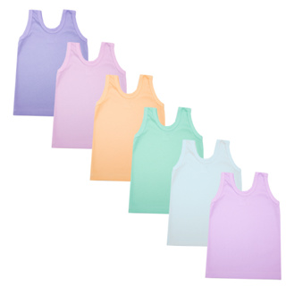 Kit 6 Camiseta Blusa Regata - Roupa Bebê Verão calor P ao 3 Menina Menino - Sortido Rosa Azul Unisex em Oferta na Shopee