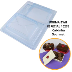 1~4 forma bwb silicone caixinha gourmet 300g 3 partes mães e namorados cod 10276 lançamento bwb (CHOCO)